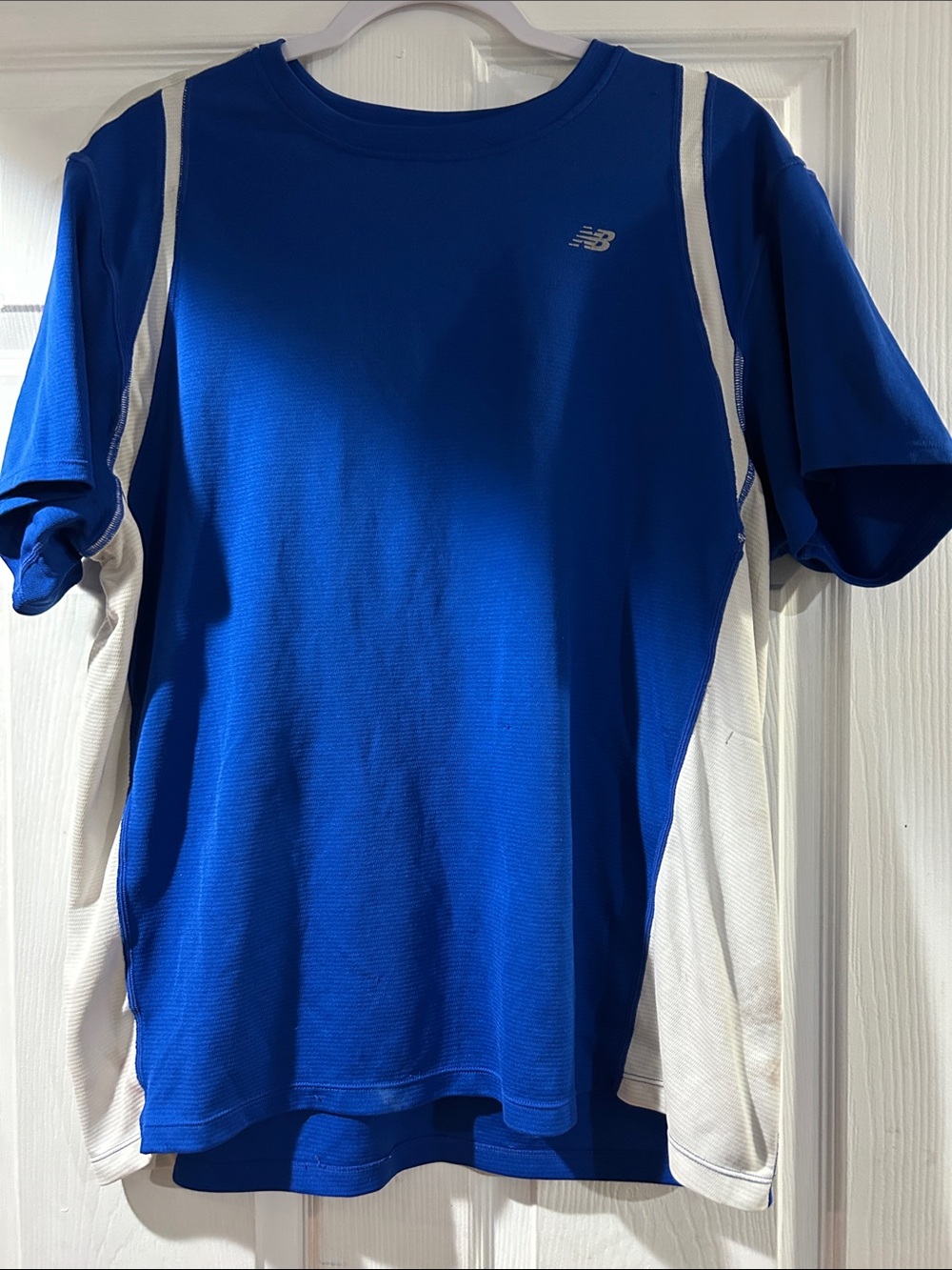 New Balance Royal Blue and White Men’s sz XL Athletic Short-Sleeve Tee